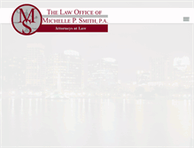 Tablet Screenshot of mpsmithlegal.com